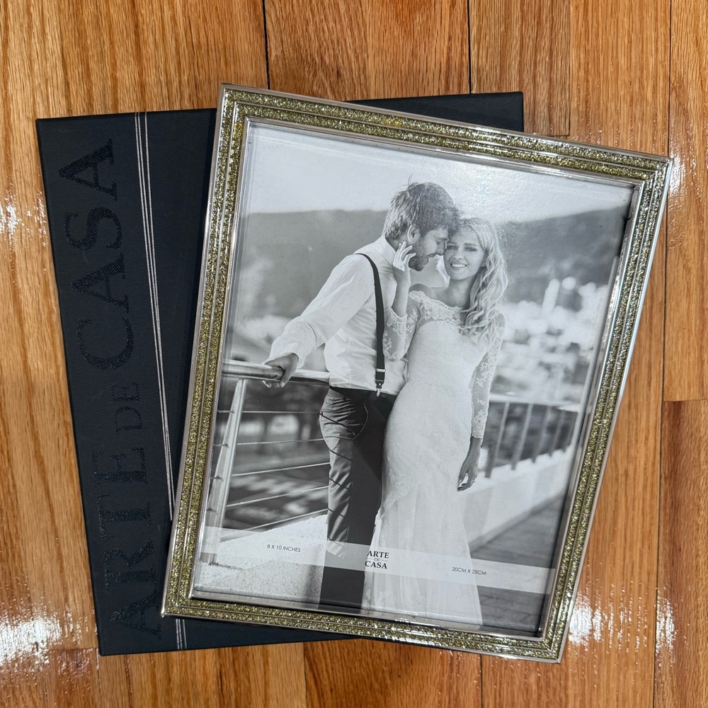 Arte De Casa 8x10 Double Row Glitter Frame